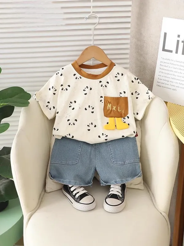Black_Trendy_&_Comfortable_Bear_Denim_Shorts_For_Boys