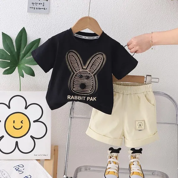 Black_Trendy_&_Comfortable_Rabbit_Shorts_Set_For_Boys