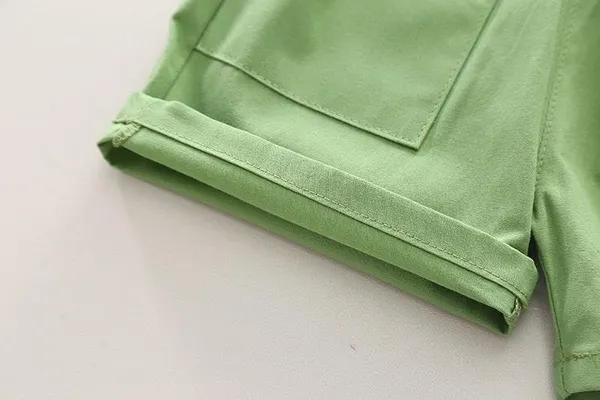White_Trendy_&_Comfortable_Dinosaur_Shorts_Set_For_Boys