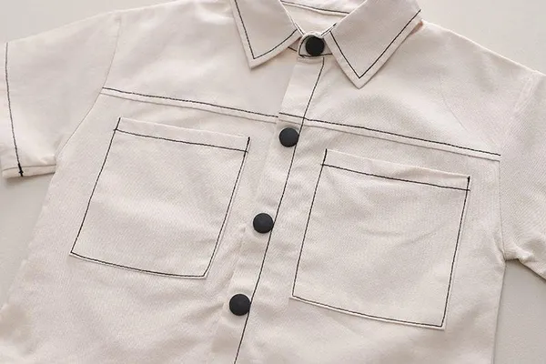 White_Trendy_&_Comfortable_Matching_Short_Set_For_Boys