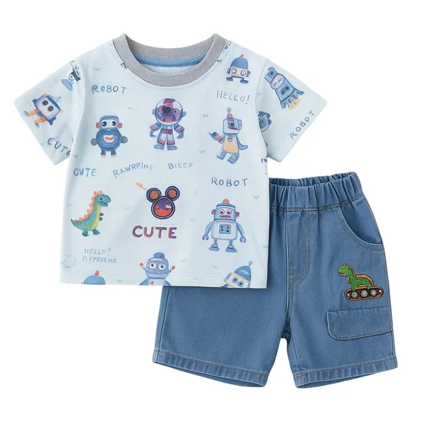 Blue_Trendy_&_Comfortable_Zoo_Shorts_Set_For_Boys