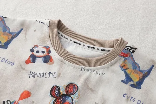 Brown_Trendy_&_Comfortable_Zoo_Shorts_Set_For_Boys