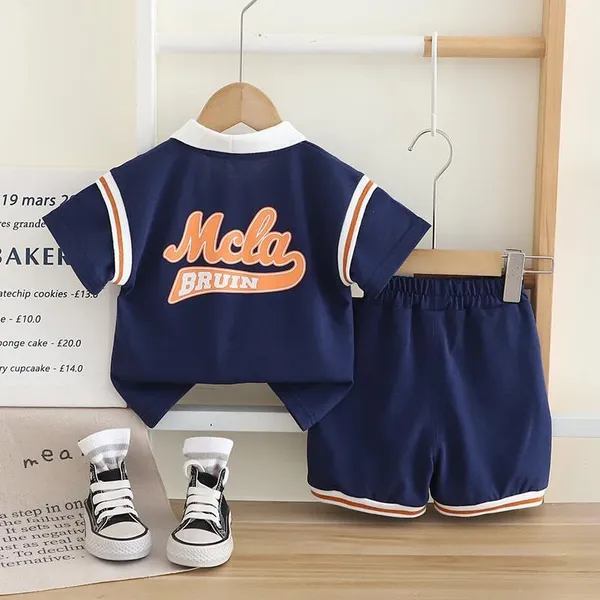 Blue_Trendy_&_Comfortable_Polo_T-Shirt_Shorts_Set_For_Boys