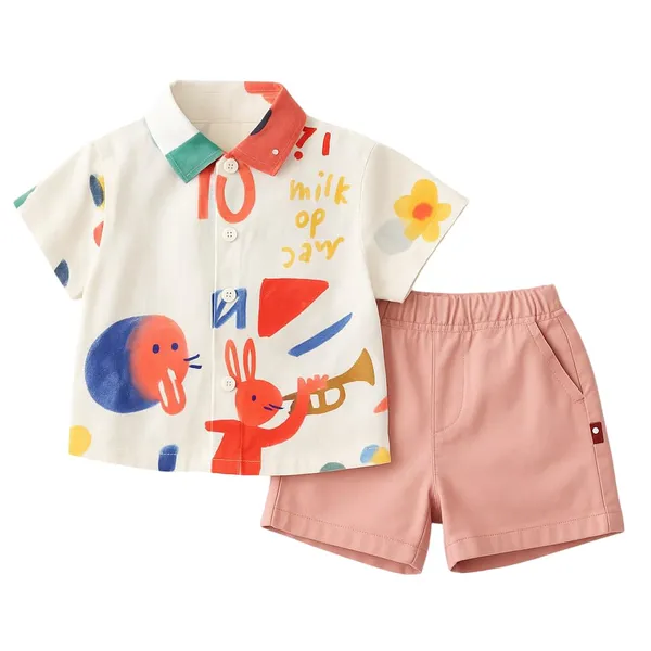 Pink_Trendy_&_Comfortable_Abstract_Shirt_Set_For_Boys