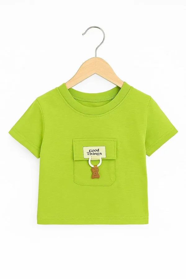 Green_Trendy_&_Comfortable_Good_Things_T_Shirt_And_Shorts_Set_For_Boys