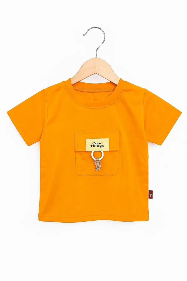Orange_Trendy_&_Comfortable_Good_Things_T_Shirt_And_Shorts_Set_For_Boys