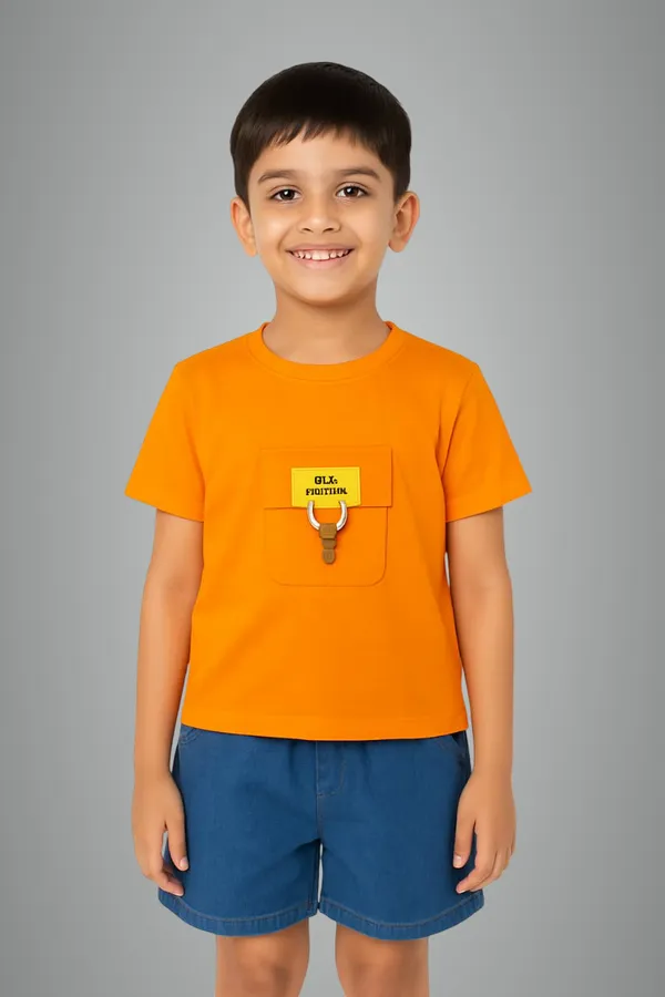Orange_Trendy_&_Comfortable_Good_Things_T_Shirt_And_Shorts_Set_For_Boys