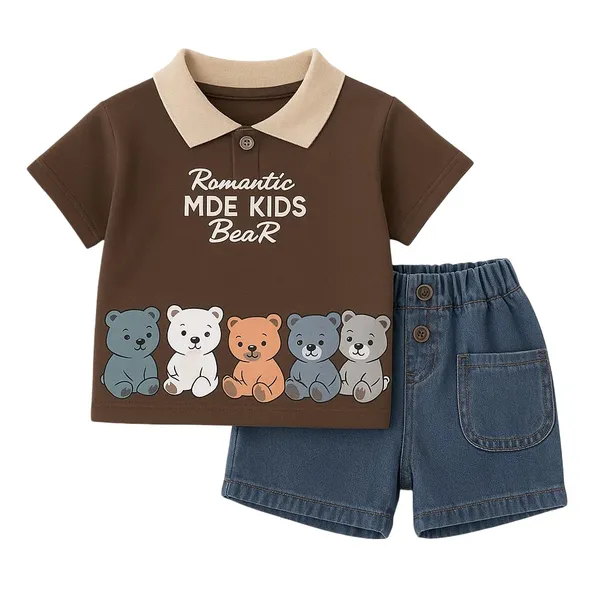 Brown_Trendy_&_Comfortable_Polo_T-Shirt_Denim_Set_For_Boys