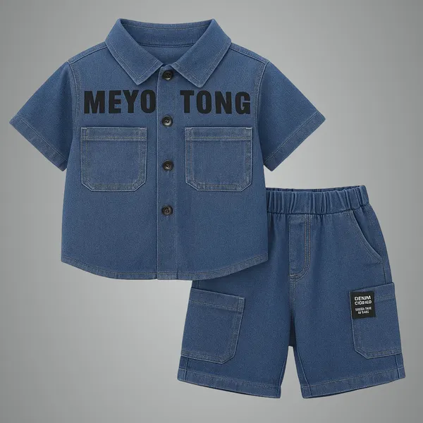 Blue_Trendy_&_Comfortable_Denim_Shorts_Set_For_Boys