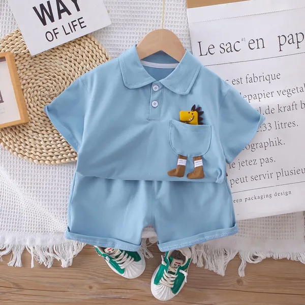 Blue_Trendy_&_Comfortable_Polo_T-Shirt_Matching_Shorts_Set_For_Boys