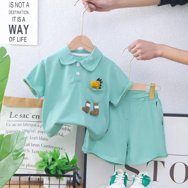 Sea_Green_Trendy_&_Comfortable_Polo_T-Shirt_Matching_Shorts_Set_For_Boys