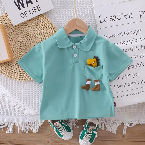 Sea_Green_Trendy_&_Comfortable_Polo_T-Shirt_Matching_Shorts_Set_For_Boys