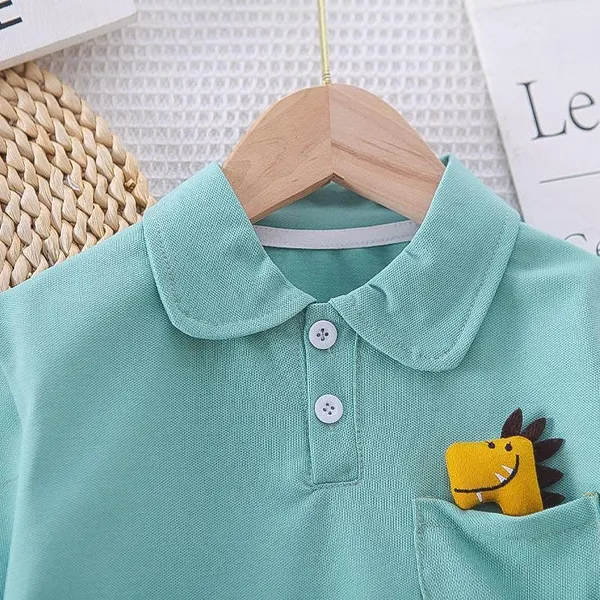Sea_Green_Trendy_&_Comfortable_Polo_T-Shirt_Matching_Shorts_Set_For_Boys