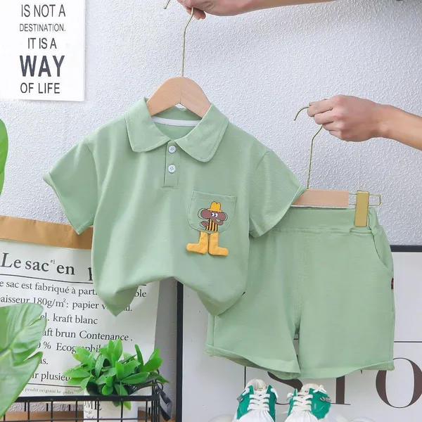 Sea_Green_Trendy_&_Comfortable_Polo_T-Shirt_Matching_Shorts_Set_For_Boys