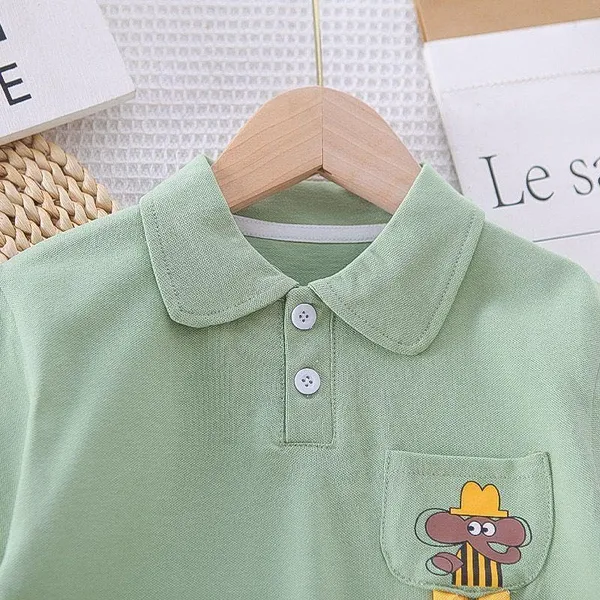 Sea_Green_Trendy_&_Comfortable_Polo_T-Shirt_Matching_Shorts_Set_For_Boys