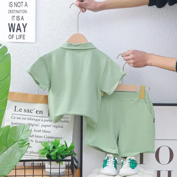Sea_Green_Trendy_&_Comfortable_Polo_T-Shirt_Matching_Shorts_Set_For_Boys