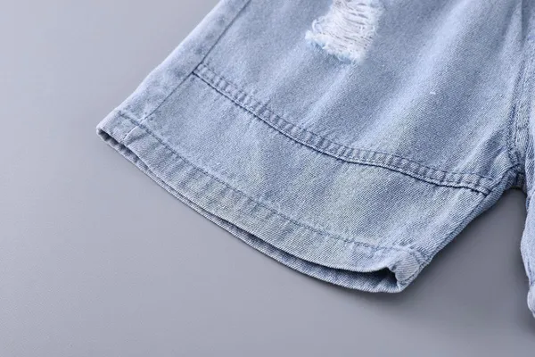 Blue_Trendy_&_Comfortable_French_Fries_Denim_Shorts_Set_For_Boys