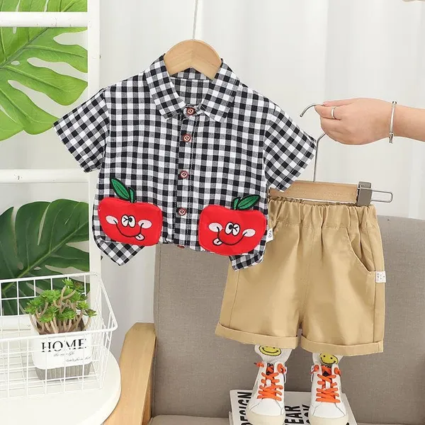 Black_Trendy_&_Comfortable_Apple_Shorts_Set_For_Boys