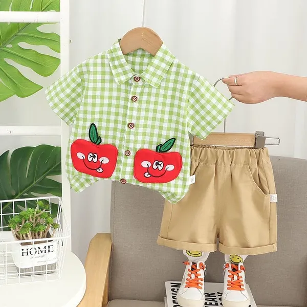 Green_Trendy_&_Comfortable_Apple_Shorts_Set_For_Boys