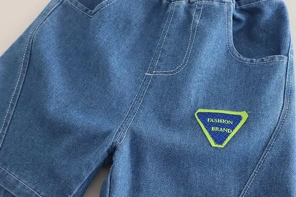 White_Trendy_&_Comfortable_Dinosaur_T-Shirt_Denim_Set_For_Boys