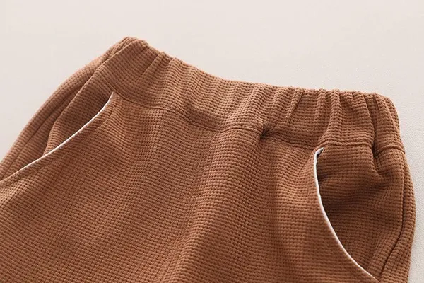 Brown_Trendy_&_Comfortable_Matching_T-Shirt_Short_Set_For_Boys
