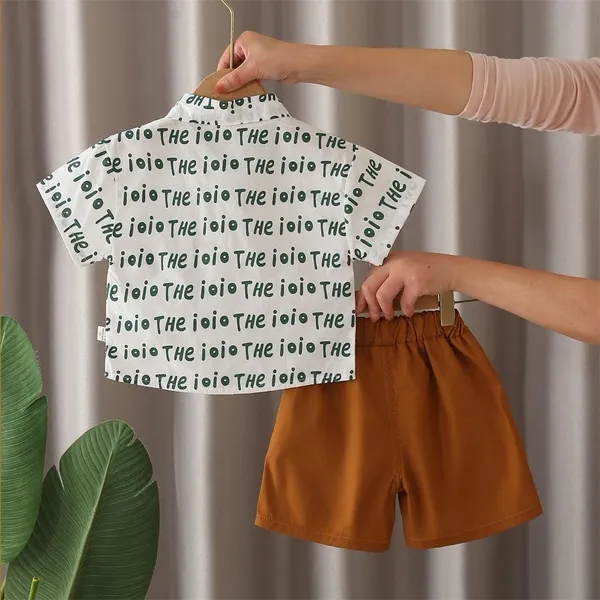 Green_Printed_Cotton_Shirt_With_Shorts_For_Baby_Boys