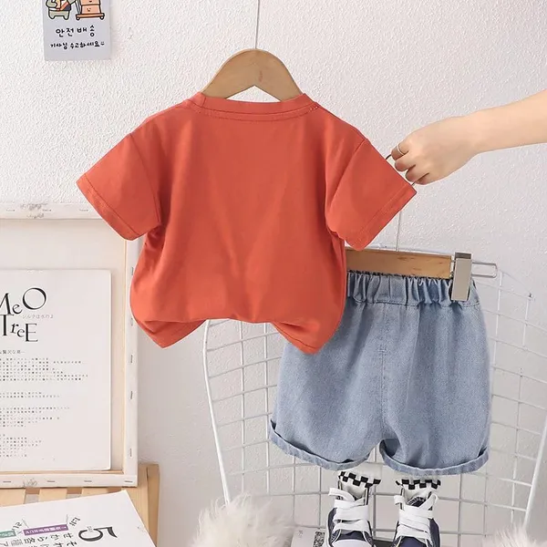 Orange_Trendy_&_Comfortable_100%_Cotton_Printed_T-Shirt_&_Shorts_Set_For_Baby_Boys