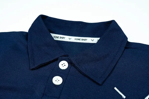 Navy_Blue_Solid_Color_Casual_Wear_Cotton_T-Shirt_&_Shorts_Set_For_Baby_Boys