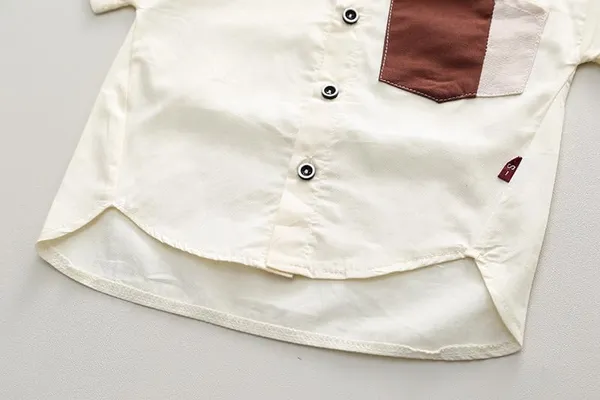 White_Trendy_&_Comfortable_Cotton_Shirt_&_Shorts_Set_For_Baby_Boys