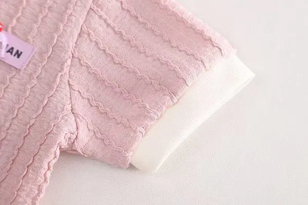 Pink_Solid_Cotton_T-Shirt_With_Shorts_For_Baby_Girls