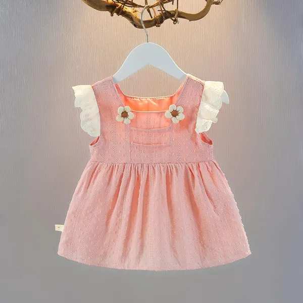 Pink_Trendy_&_Comfortable_Ruffle_Dress_For_Girls