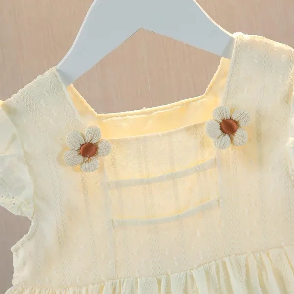 White_Trendy_&_Comfortable_Ruffle_Dress_For_Girls
