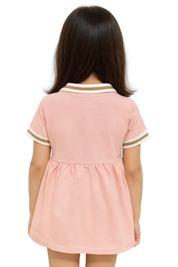Pink_Trendy_&_Comfortable_Polo_Style_Dress_For_Girls