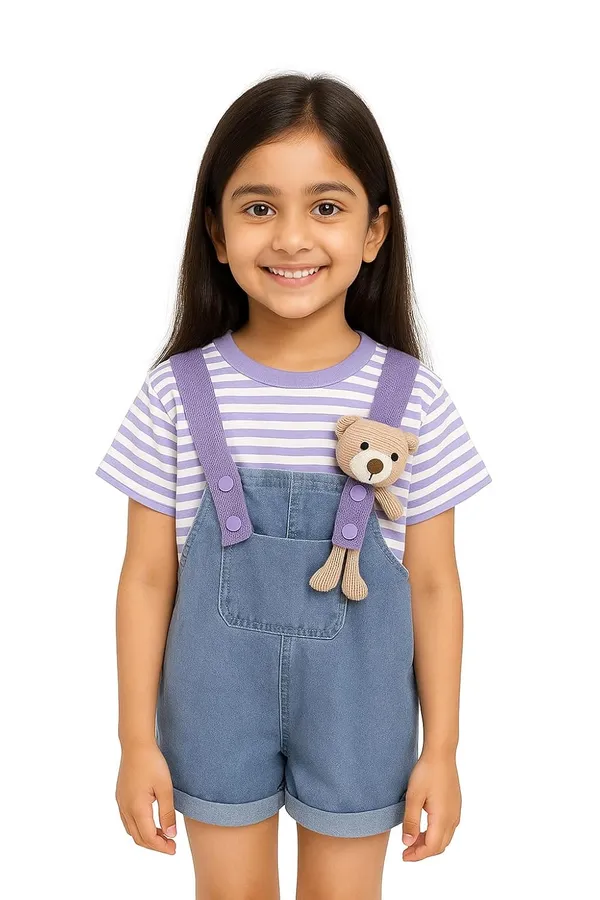 Purple_Cotton_Purple_T-Shirt_With_Shorts_For_Baby_Girls