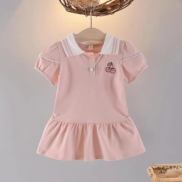 Pink_Trendy_&_Comfortable_Polo-Style_Collared_Dress_For_Girls