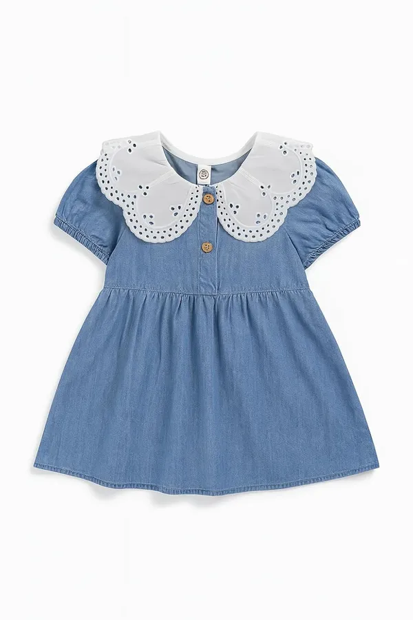 Mustard_Trendy_&_Comfortable_Scalloped_Collar_Denim_Dress_For_Girls