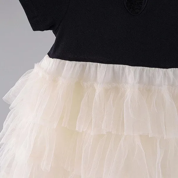 Blue_Trendy_&_Comfortable_Monochrom_Ruffle_Dresses_For_Girls
