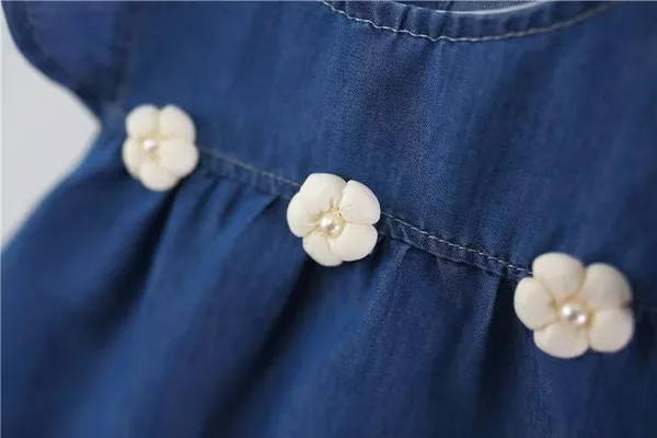 Blue_Trendy_&_Comfortable_Flower_Denim_Dress_For_Girls