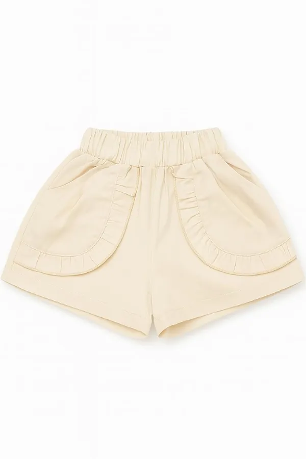 Brown_Trendy_&_Comfortable_Cute_Girl_&_Rabbit_Graphic_Tee_&_Shorts_Set_For_Girls