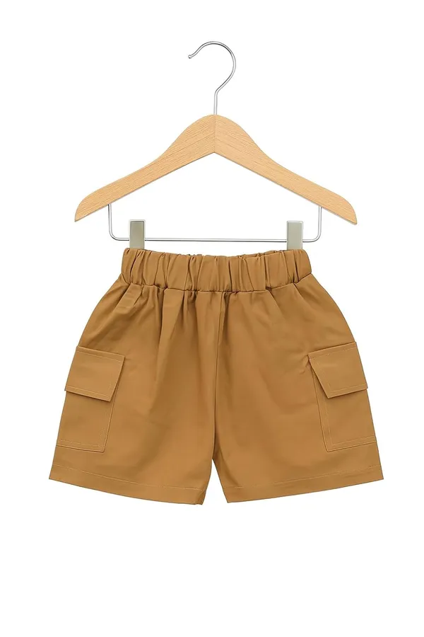 Brown_Trendy_&_Comfortable_Bear_Graphic_Tee_&_Cargo_Shorts_Set_For_Boys