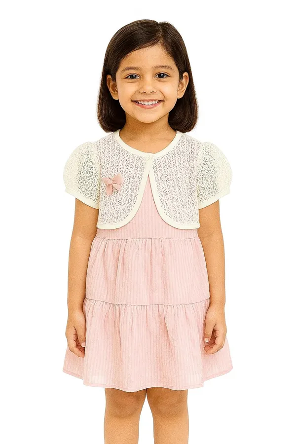 Pink_Trendy_&_Comfortable_Pastel_Lace_Layered_Dress_For_Girls