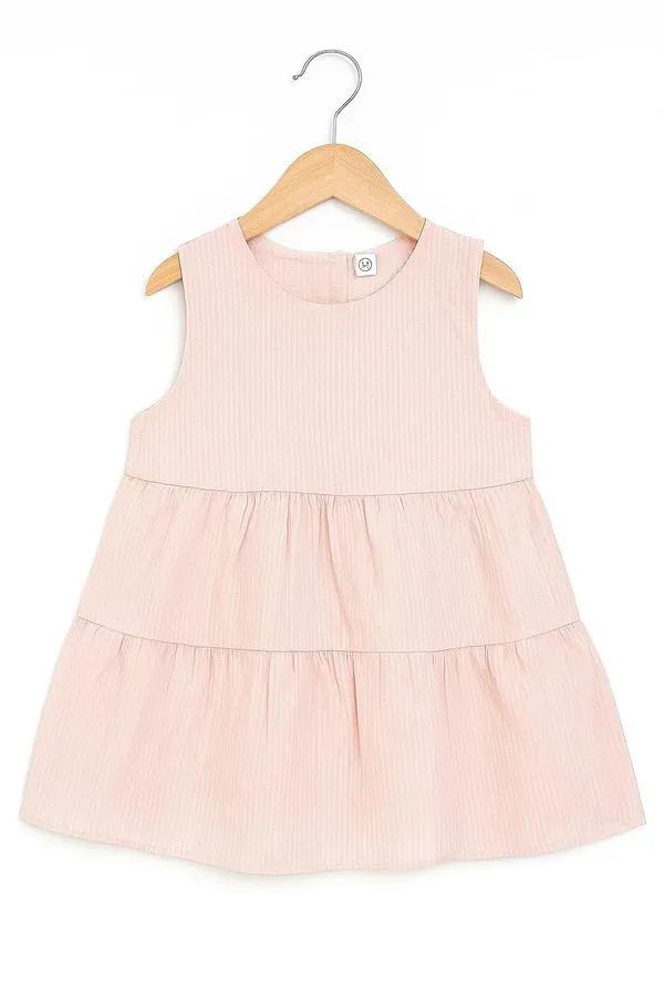 Pink_Trendy_&_Comfortable_Pastel_Lace_Layered_Dress_For_Girls