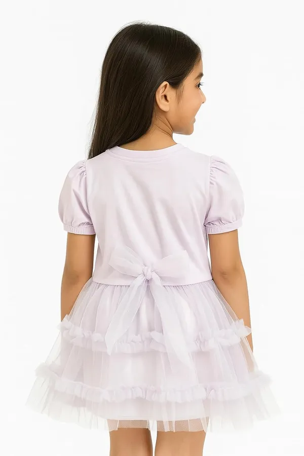 Pink_Trendy_&_Comfortable_This_Cherry-Topped_Tulle_Dress_For_Girls