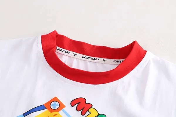 White_Trendy_&_Comfortable_Construction_Denim_Shorts_Set_For_Boys
