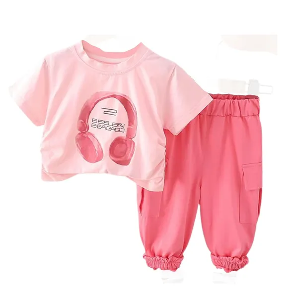Pink_Printed_Cotton_T-Shirt_With_Lowers_For_Baby_Girls