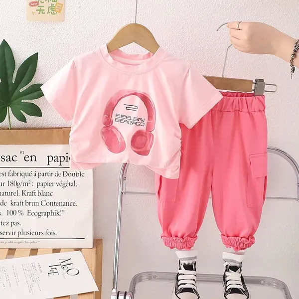 Pink_Printed_Cotton_T-Shirt_With_Lowers_For_Baby_Girls