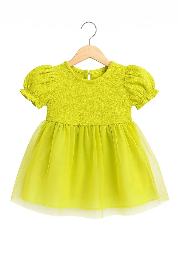 Green_Trendy_&_Comfortable_Tulip_Tulle_Delight_Set_For_Girls