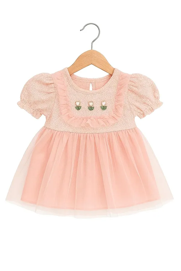 Pink_Trendy_&_Comfortable_Tulip_Tulle_Delight_Set_For_Girls