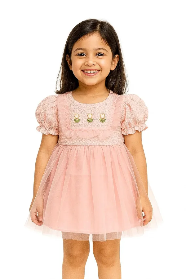 Pink_Trendy_&_Comfortable_Tulip_Tulle_Delight_Set_For_Girls