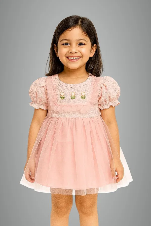 Pink_Trendy_&_Comfortable_Tulip_Tulle_Delight_Set_For_Girls